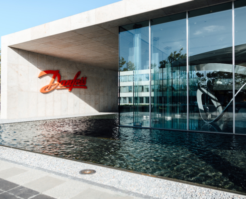 Entrance of Danfoss’ headquarter