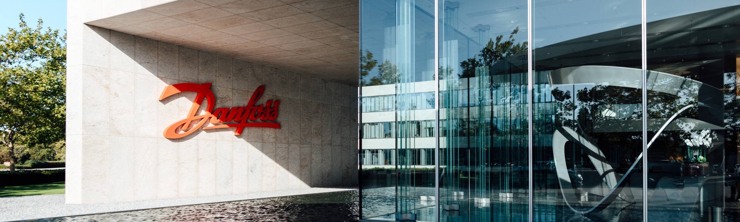 Entrance of Danfoss’ headquarter